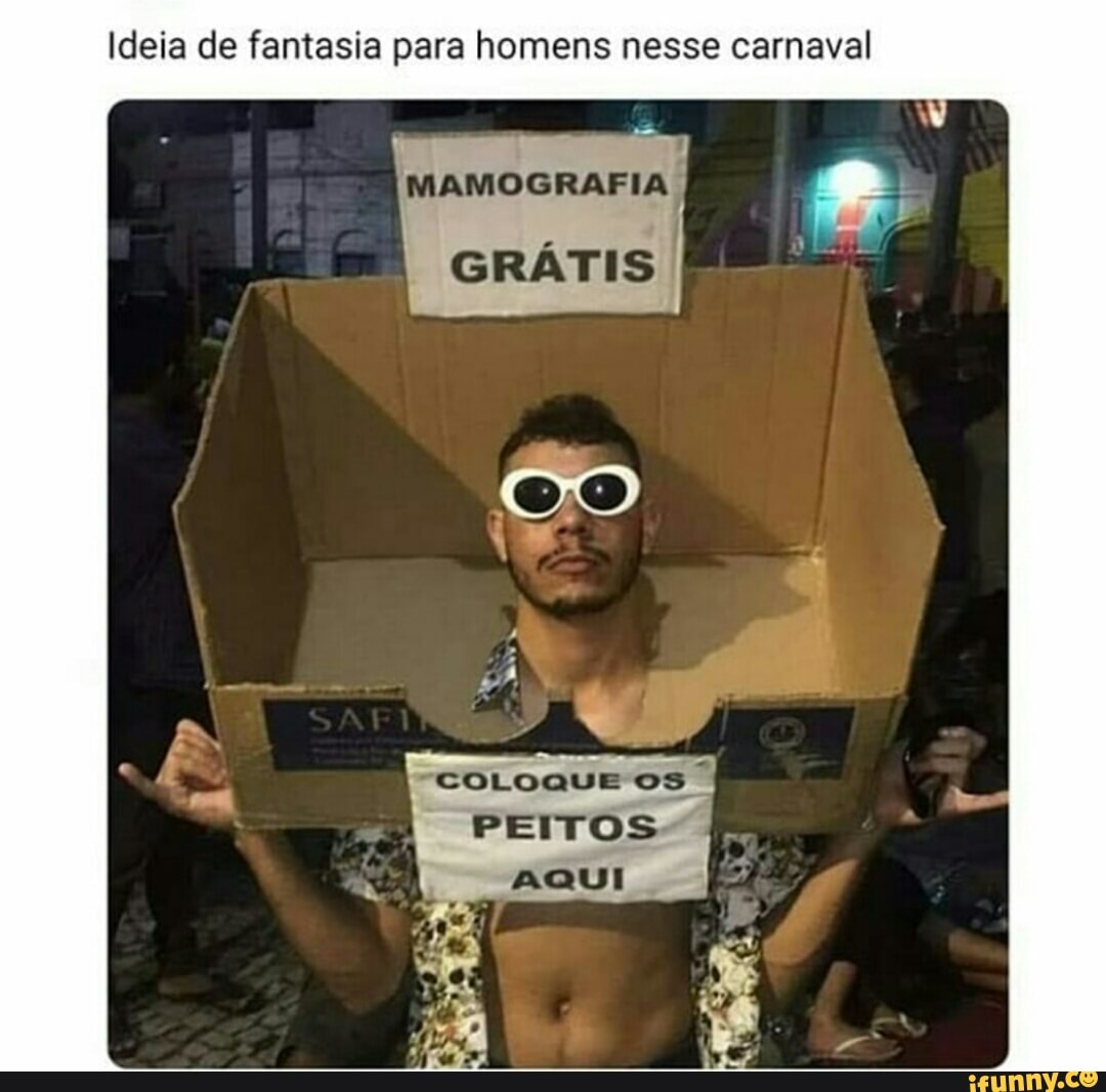 Ideia de fantasia para homens nesse carnaval - iFunny Brazil