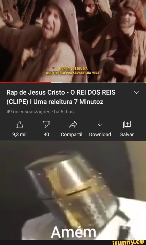 Experiência Flamino 752 mil inscritos INSCREVER-SE Comentários 4,9 mil Se  Jesus mandou não entrar na deep web, quem sou eu, vou passar é longe kkkkk  - iFunny Brazil