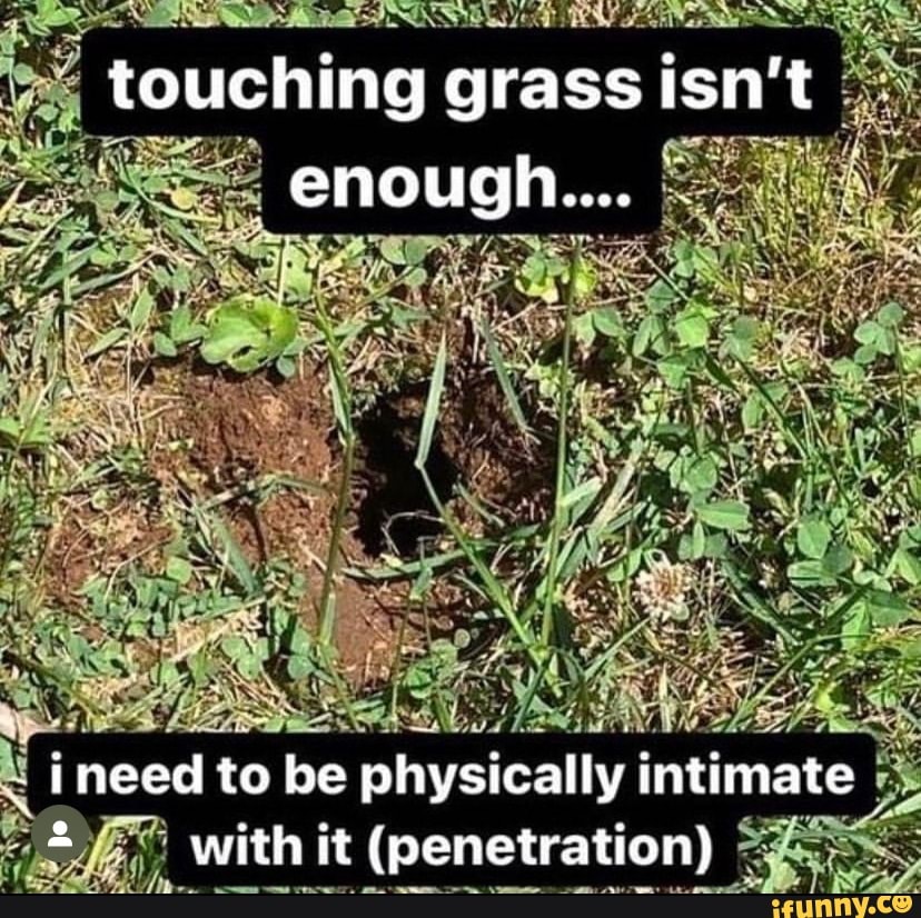 Touching Grass Is Not Enough