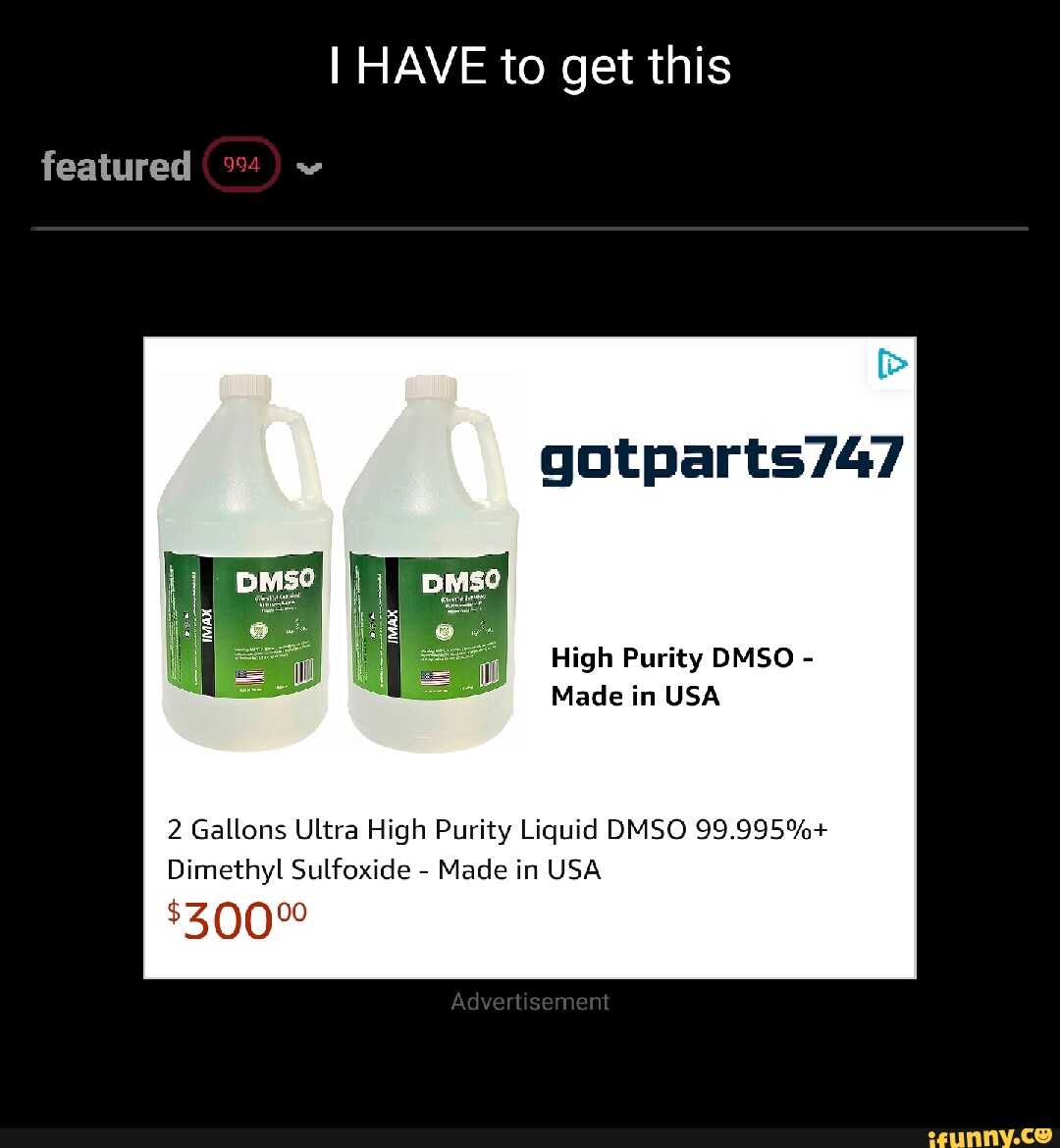 DMSO 4 Gallons – GotParts747