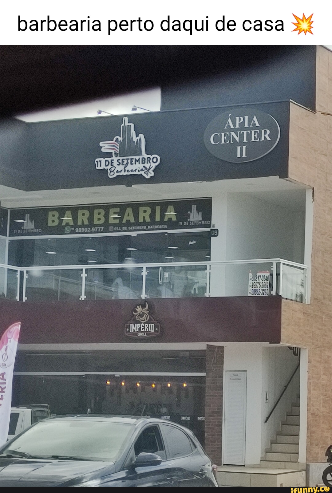 Barbearia perto daqui de casa PIA CENTER I iFunny Brazil