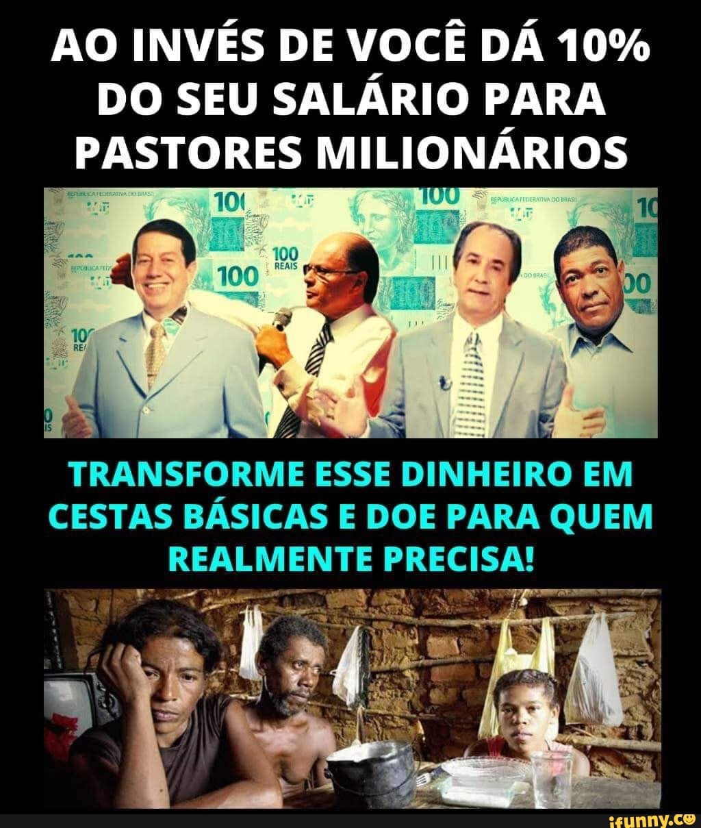 Xeque-mate, pastor safado! Deus é onipotente, vai querer dinheiro pra quê?  - Meme by Bitstorm :) Memedroid