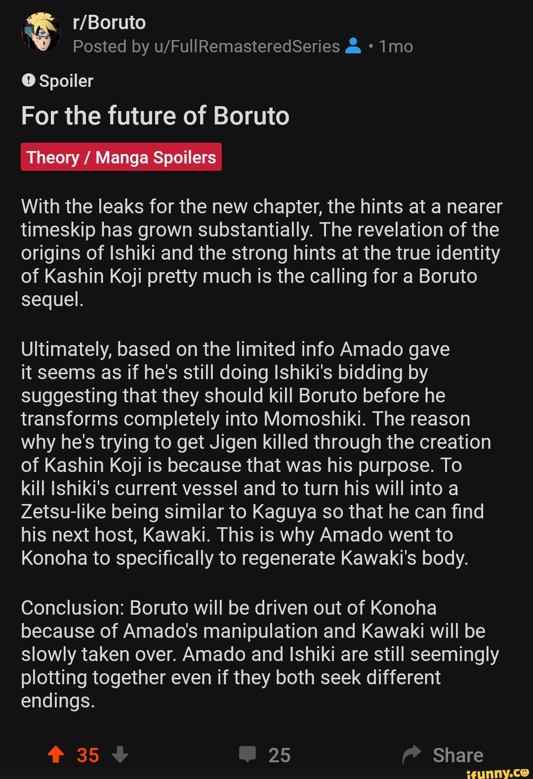 Theories and headcanons of upcoming timeskip : r/Boruto