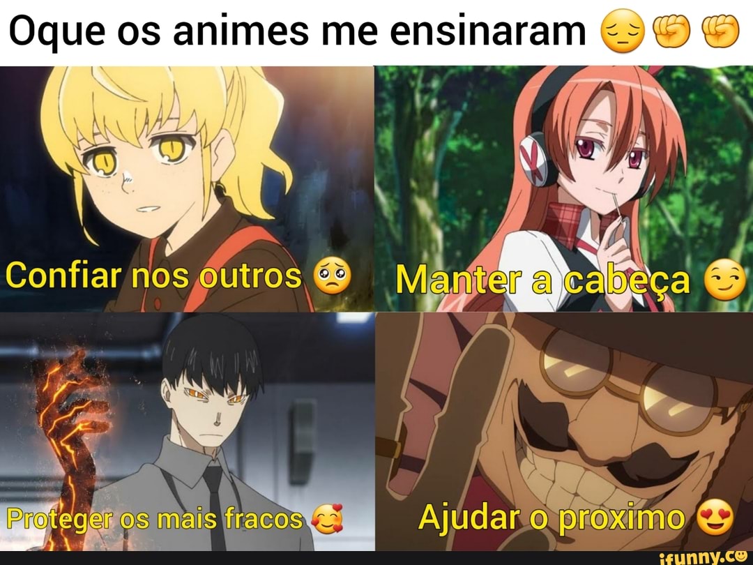 NOSSA AQUELE ANIME LÁ ERA MUITO RUIM - Gerador de Memes Online