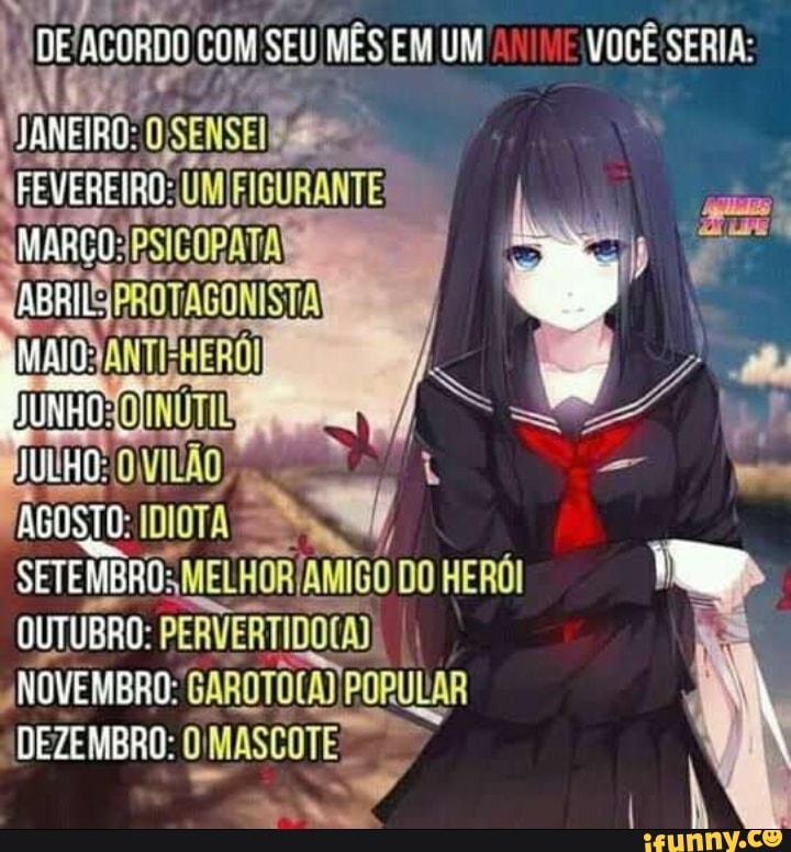 Qual protagonista de anime você seria?