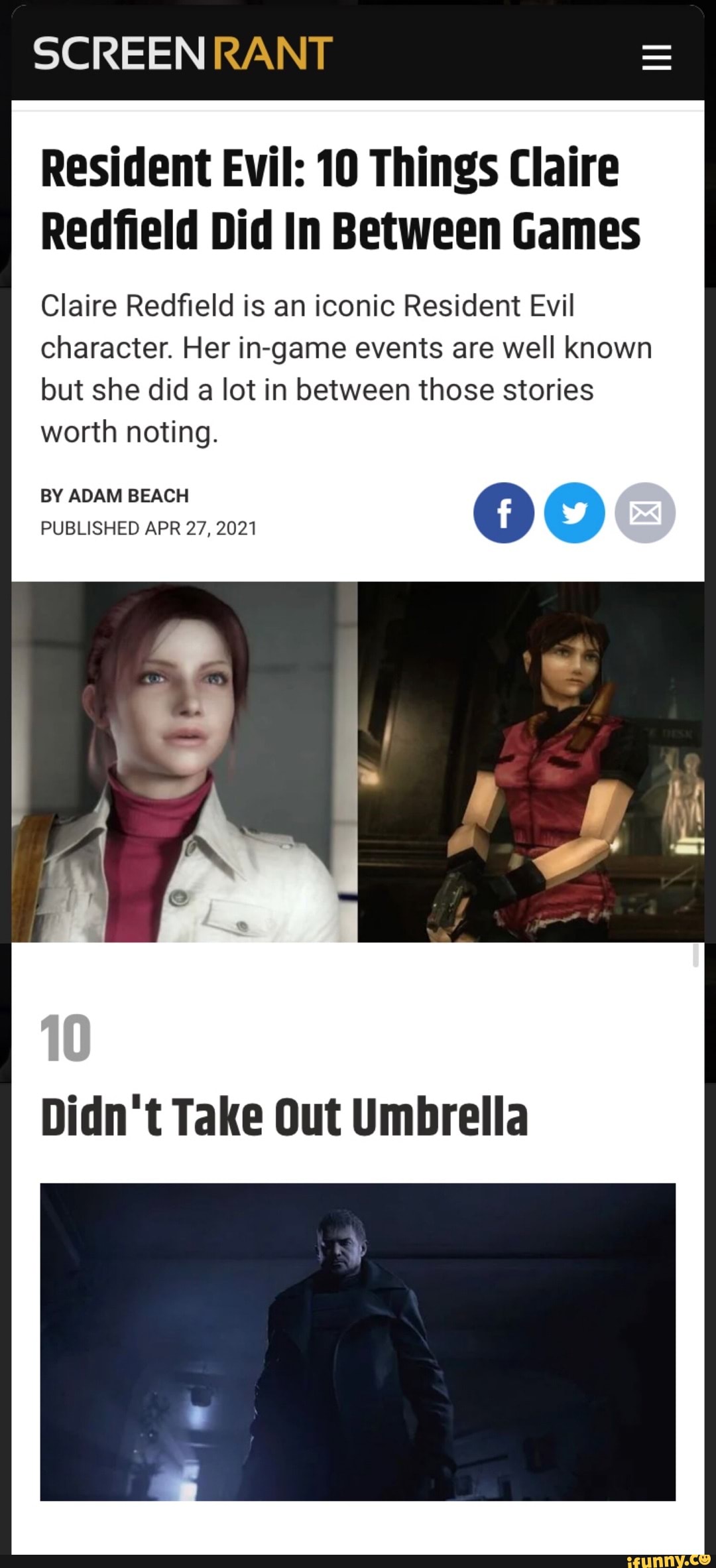 Resident Evil: 10 Unpopular Opinions About The Games, According To Reddit