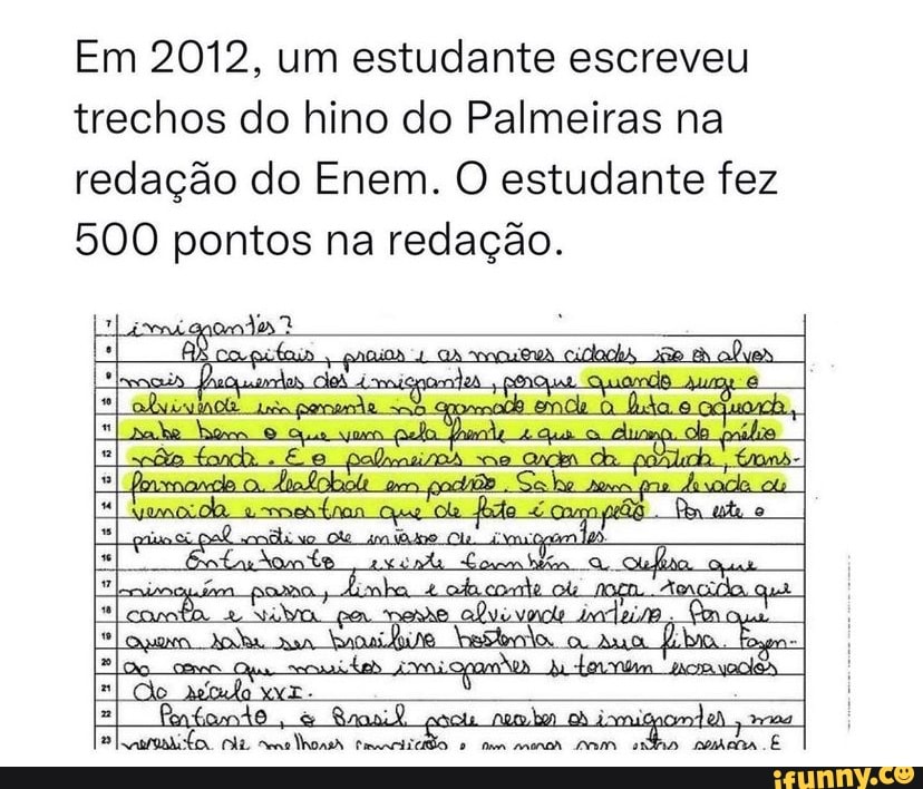 Hino do Palmeiras - Palmeiras 