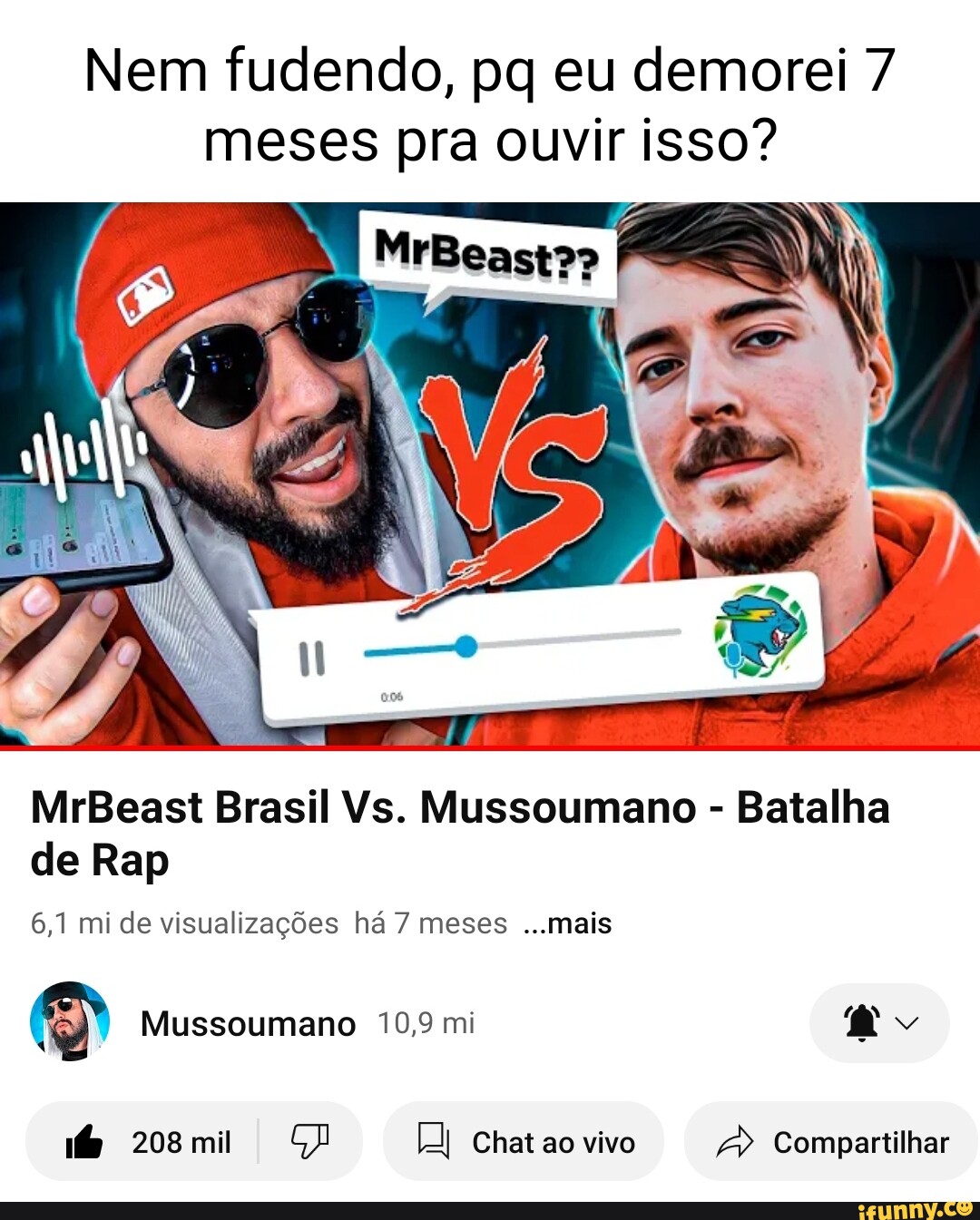 Mrbeast Brasil Vs. Mussoumano - Batalha de Rap - música y letra de