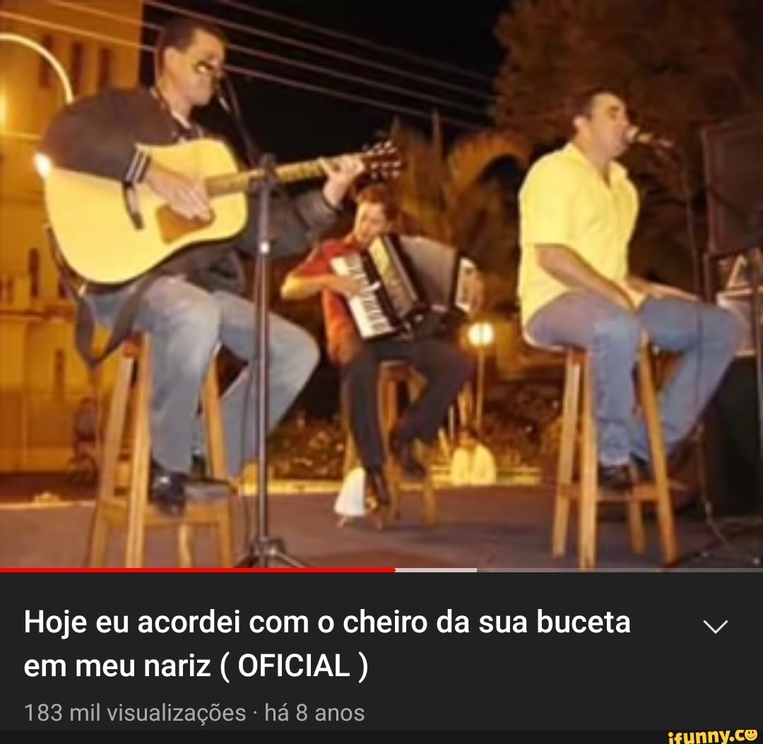 Hoje eu acordei com o cheiro da sua buceta em meu nariz ( OFICIAL ) 183 mil  visualizações há 8 anos - iFunny Brazil