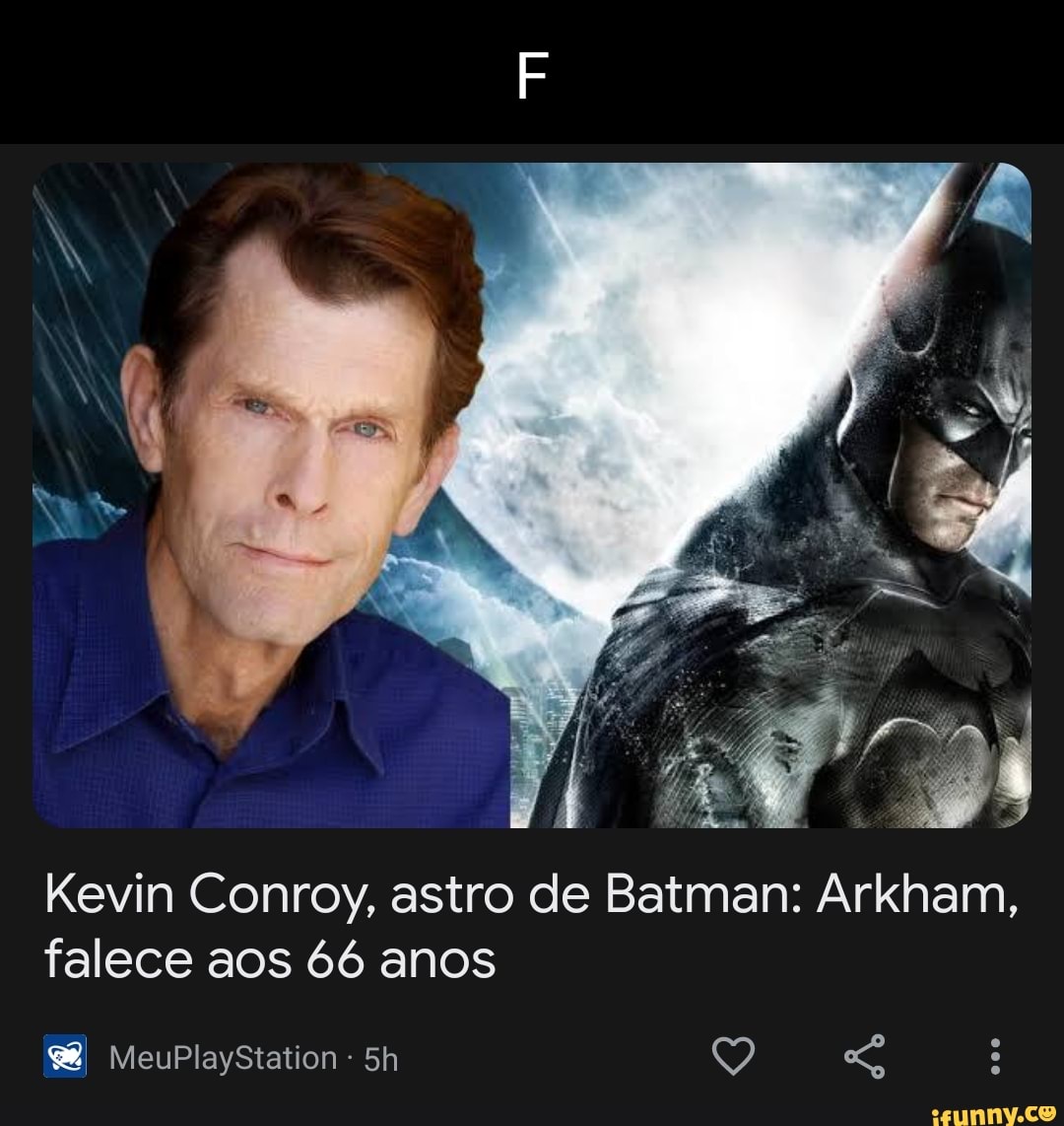 Kevin Conroy, eterna voz do Batman, morre aos 66 anos de idade