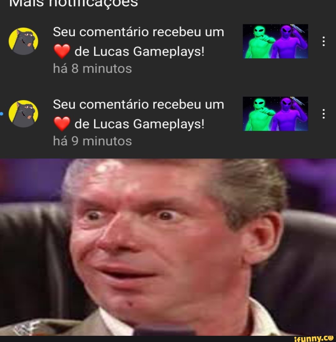 Gameplays em minutos