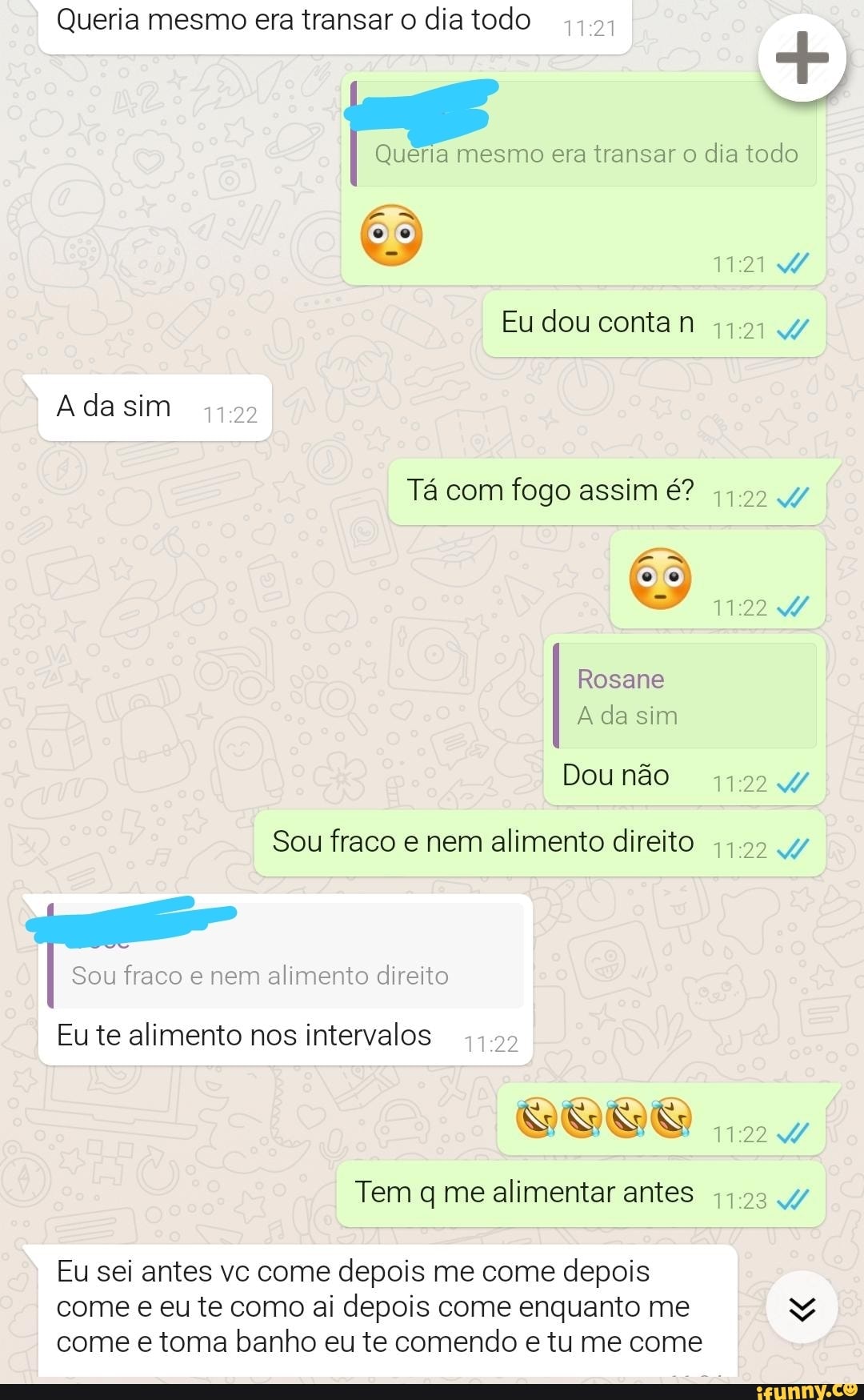 Queria mesmo era transar o dia todo Queria mesmo era transar o dia todo Eu  dou