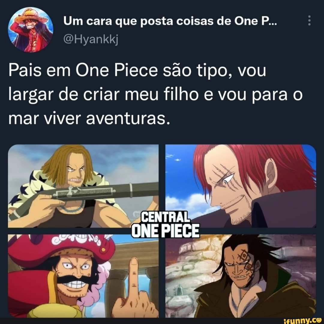 Até em one piece - você ESTÂNE- GANDO MINHA LIBERDADE DE - iFunny Brazil