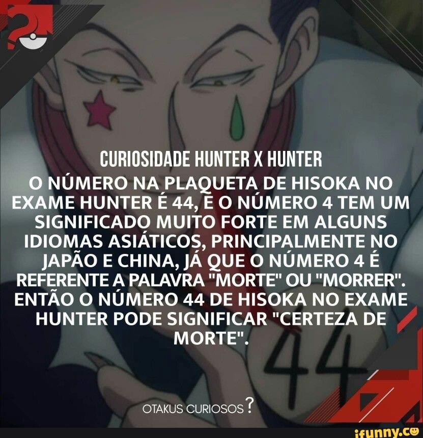 Exame Hunter x Hunter