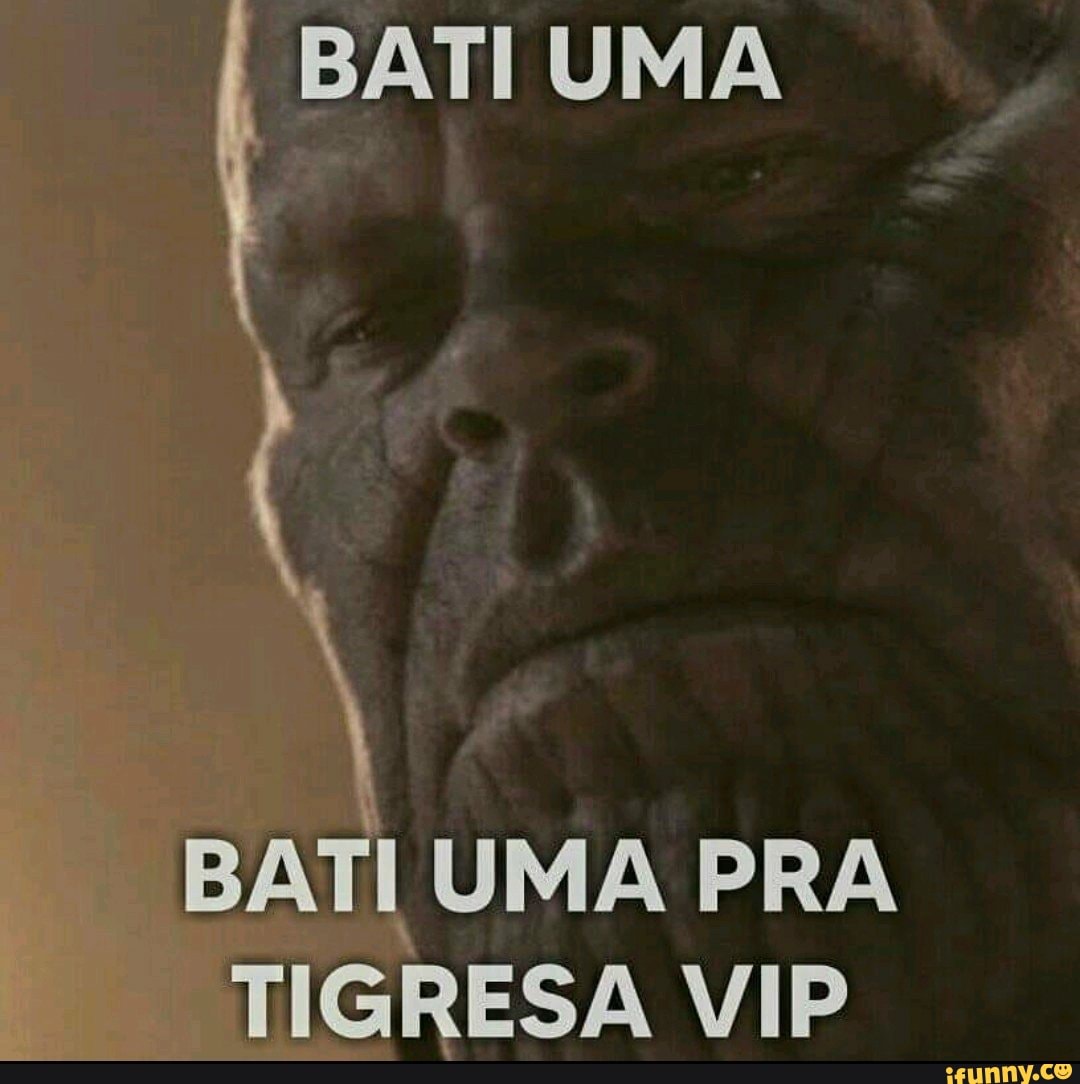 BATI UMA BATI UMA PRA TIGRESA VIP - iFunny Brazil