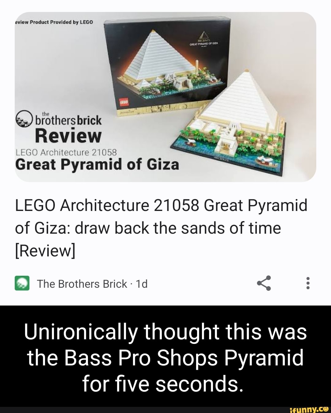 LEGO Architecture 21058 Great Pyramid of Giza: draw back the sands