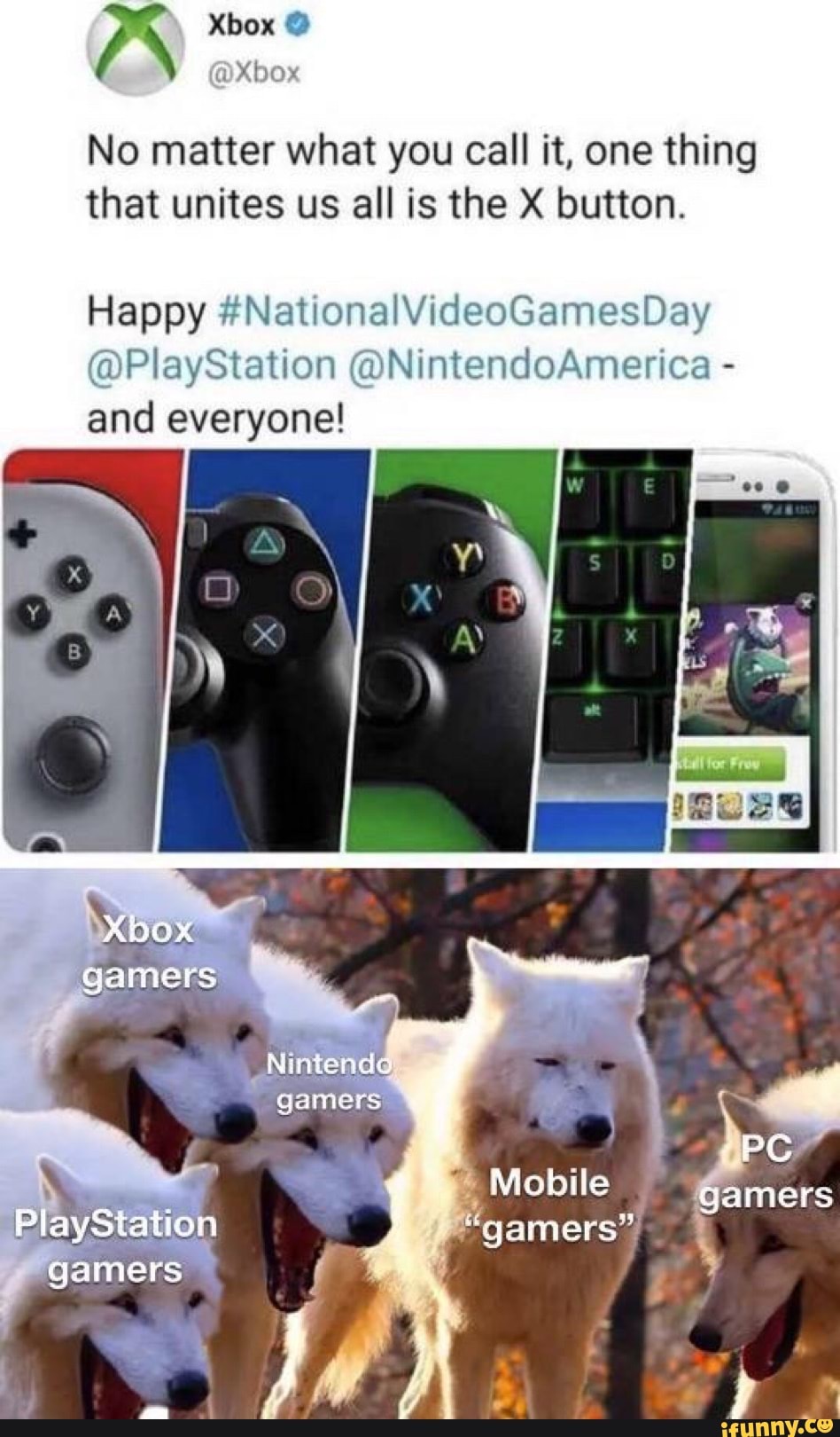 Memes gamer  Nintendo, Xbox, Piadas