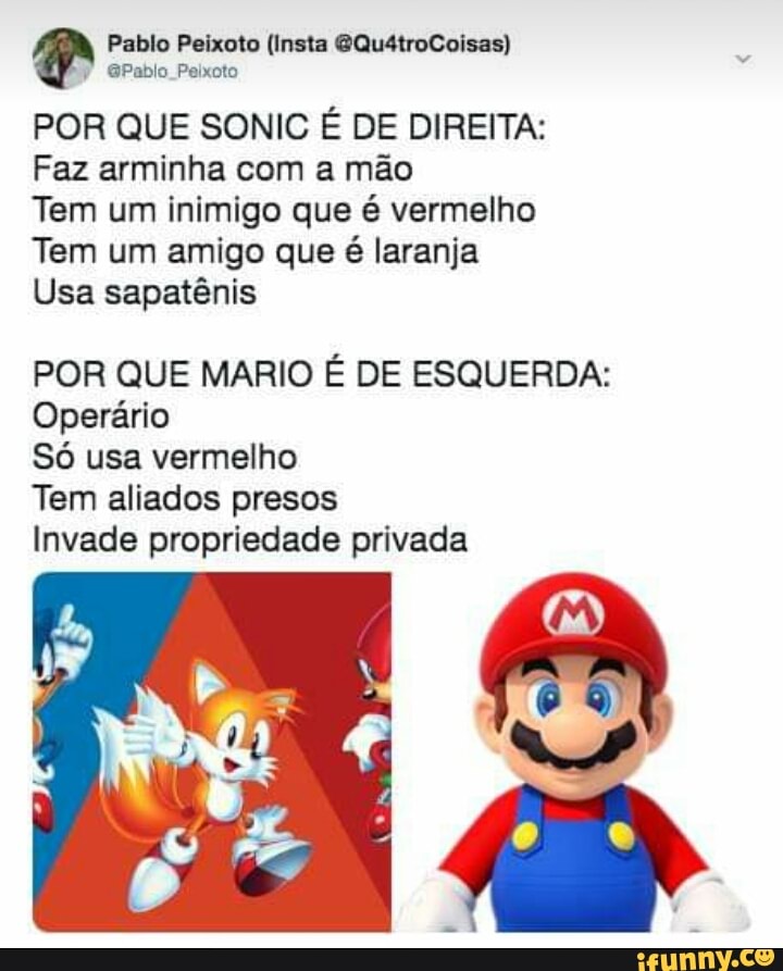 Vídeo de Bolsonaro usa música de jogo do Sonic - A Agência