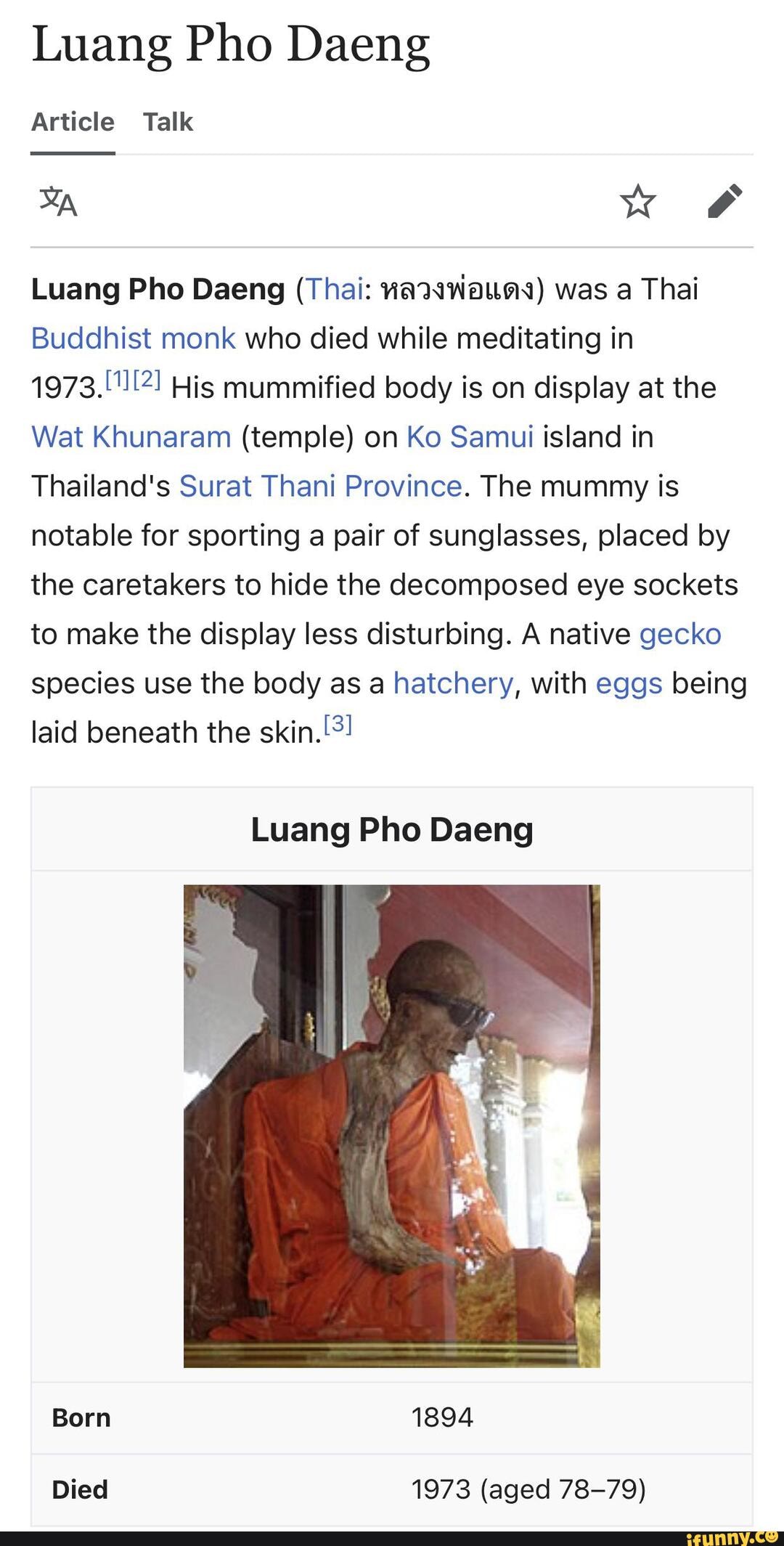 Luang pho daeng alive