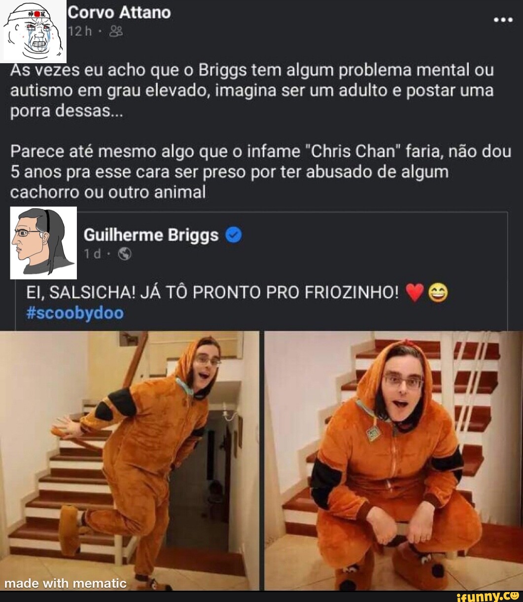 Muitas pessoas tem me perguntado na - Guilherme Briggs