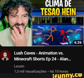 Lush Caves - Animation vs. Minecraft Shorts Ep 24 