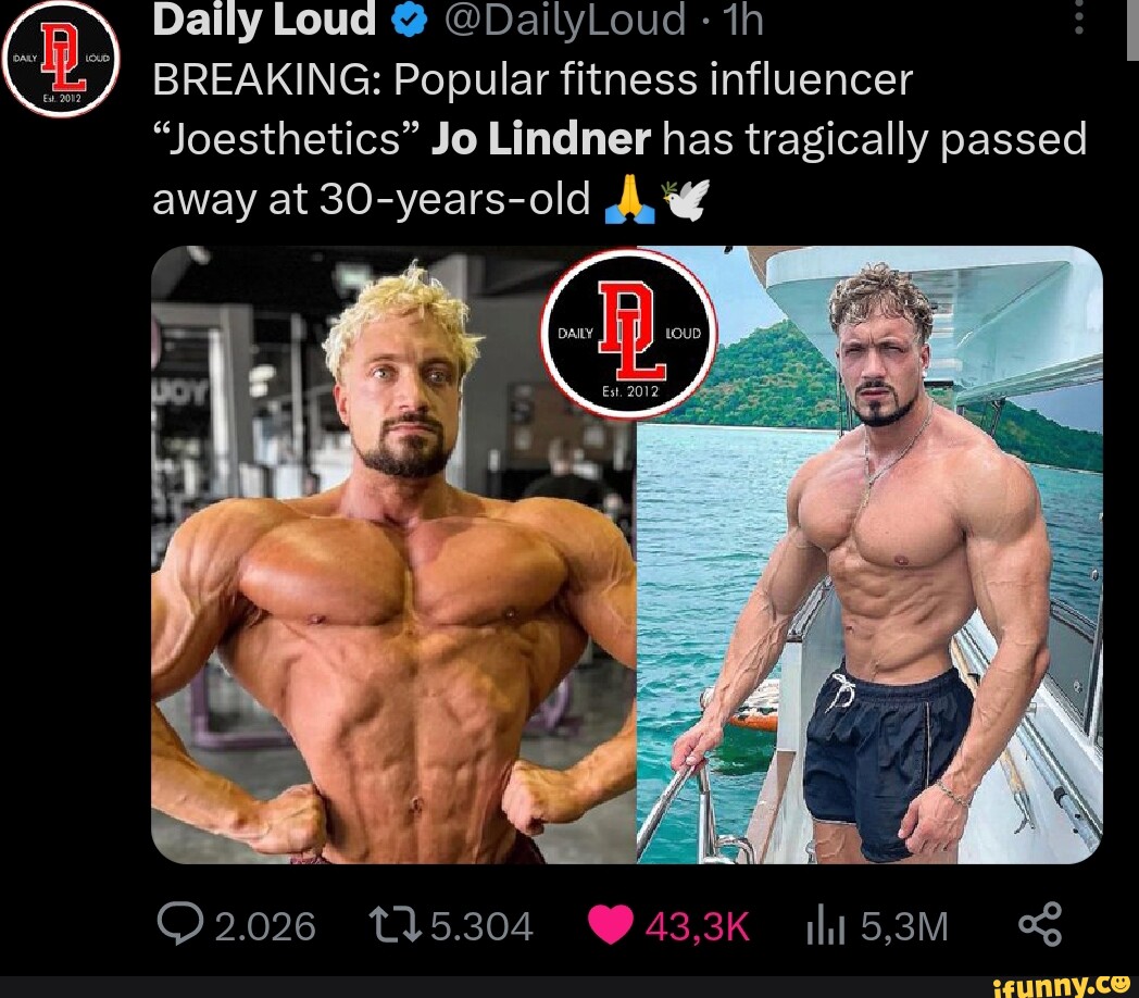 Daily Loud @DailyLoud Th BREAKING: Popular Fitness Influencer ...