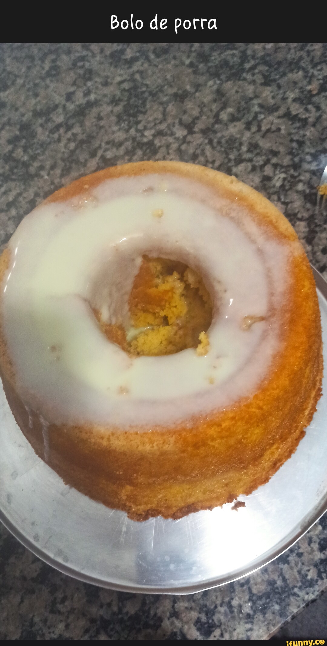 Bolo de porra - iFunny Brazil