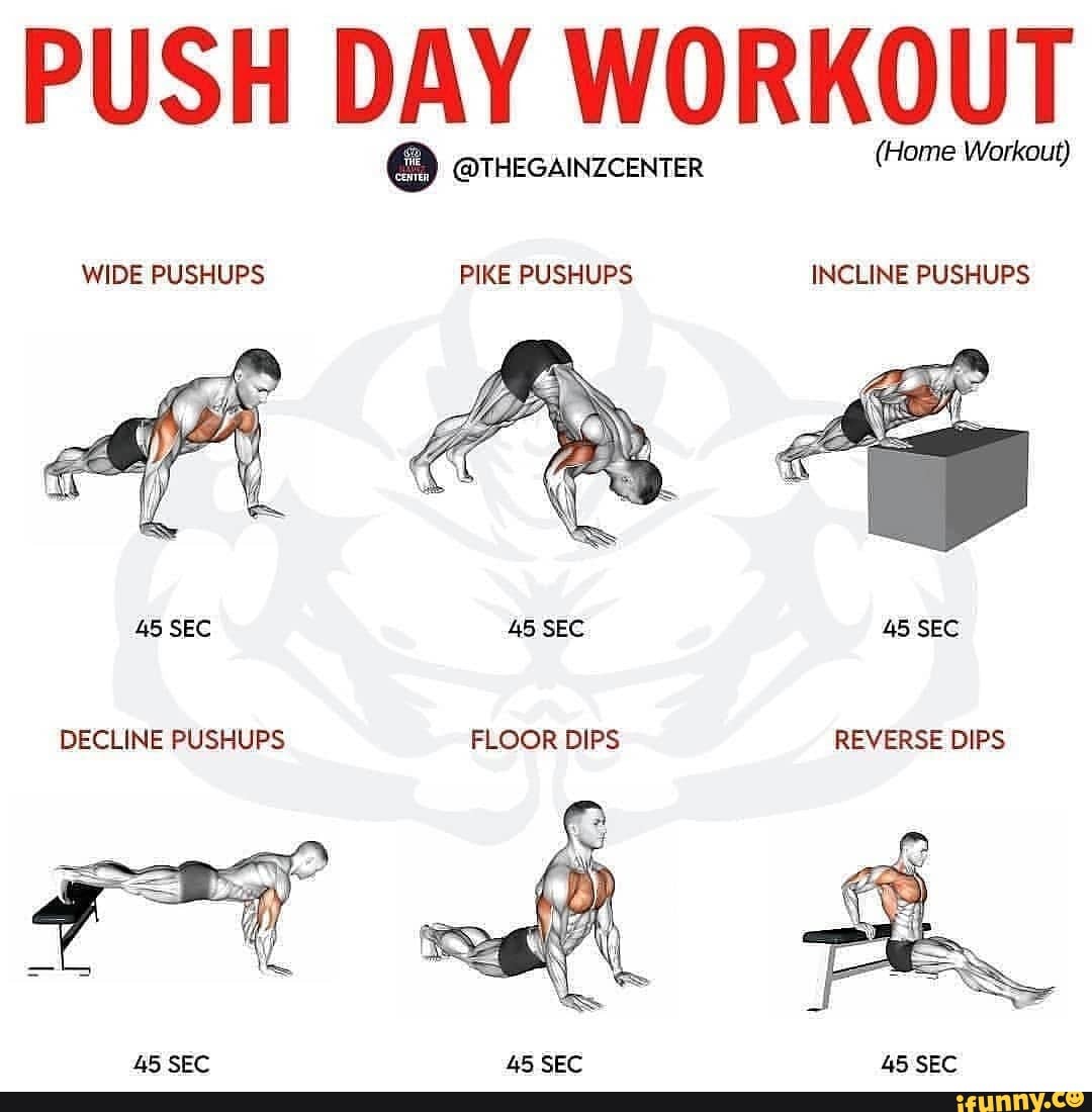 Push 2025 day workout