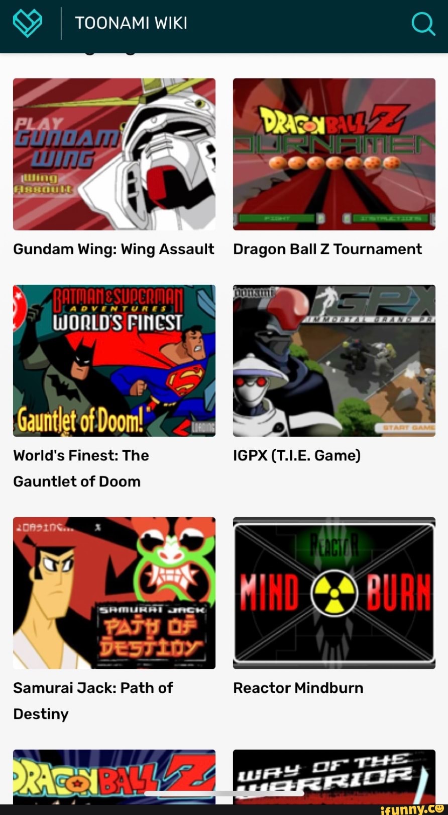 Dragon Ball Z Tournament, Toonami Wiki