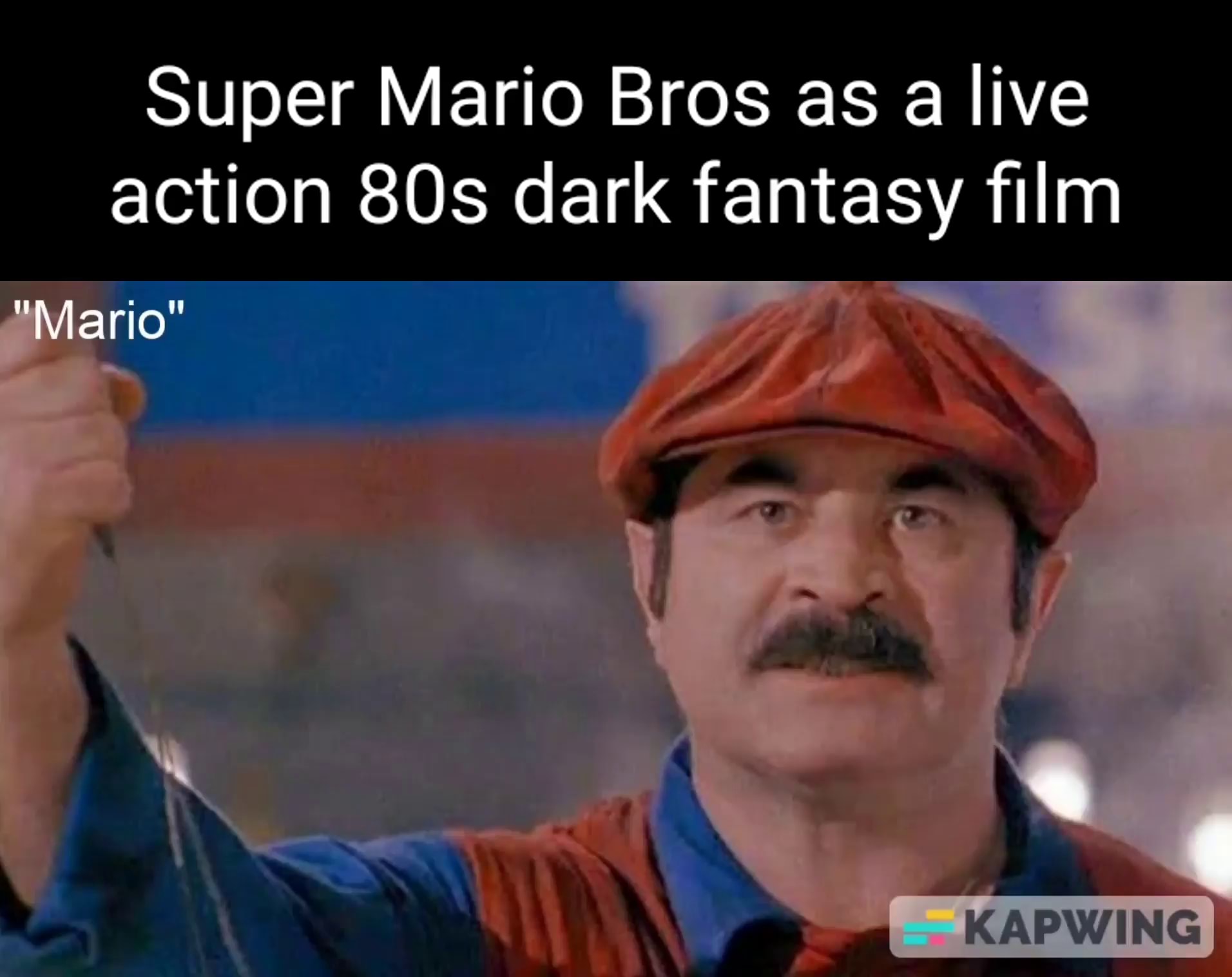 Mario as a dark cyberpunk live action 90s movie : r/Mario