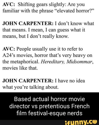 Directed by John Carpenter - Fonts In Use