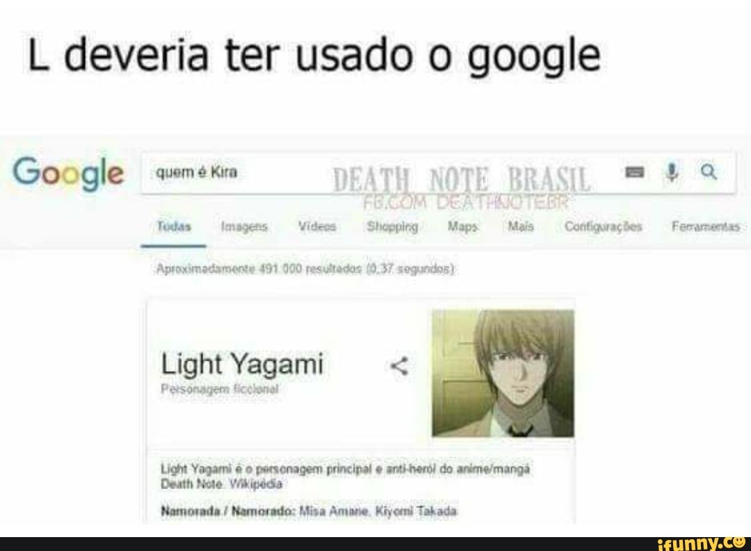Light Yagami [Kira], Wiki