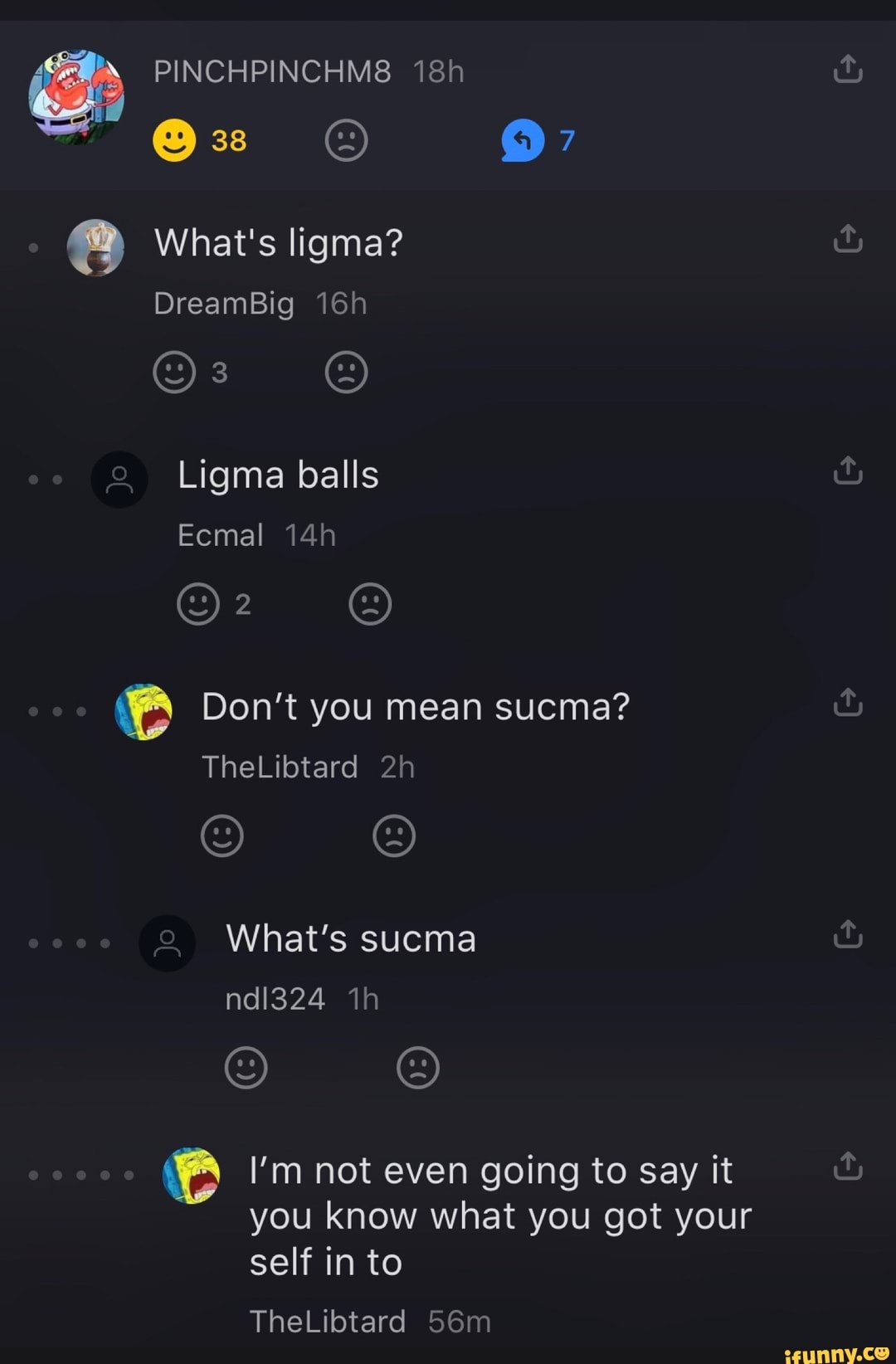 Discord, Minus Context — ligma balls