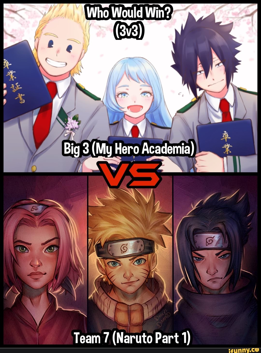 🍥 NARUTO VS MY HERO ACADEMIA 🍜 2119-2707-7471 by traki