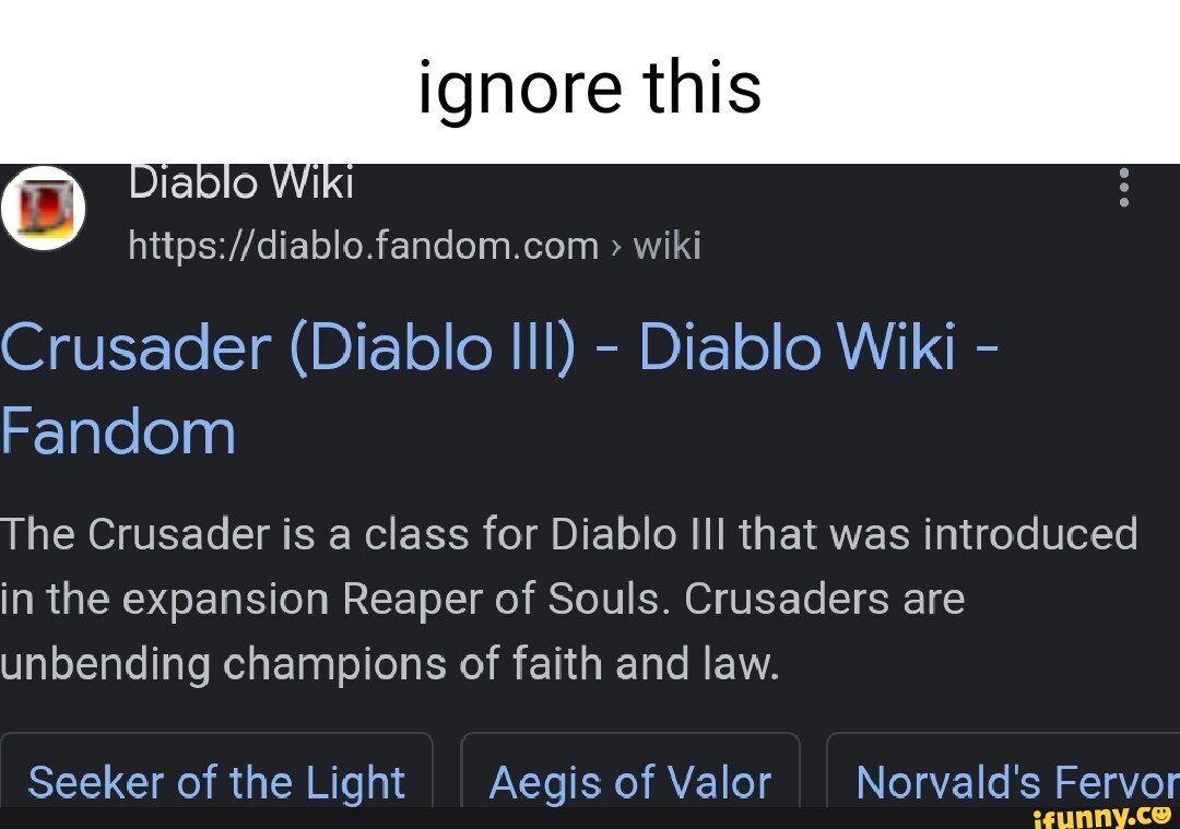 Diablos, Wiki