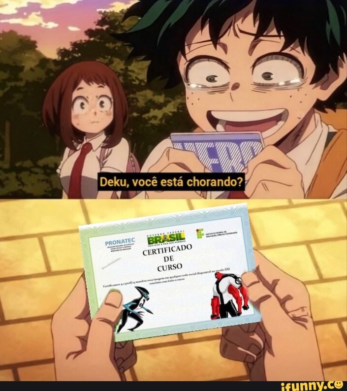 Porque está chorando então : r/animebrasil