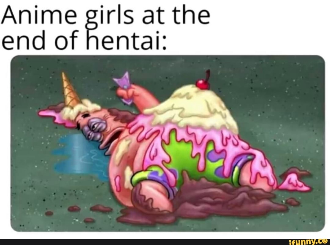 Anime girls at the end of nentai: - iFunny Brazil