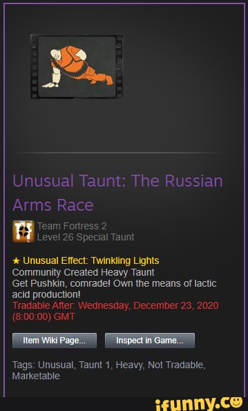 Heavy taunts - Official TF2 Wiki