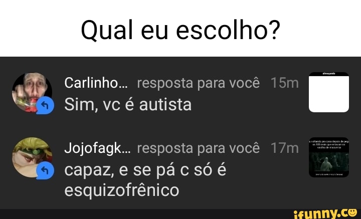 Meu amigo e minha esquizofrênia vendo eu pedir para professora colocar  MDPOPE - iFunny Brazil