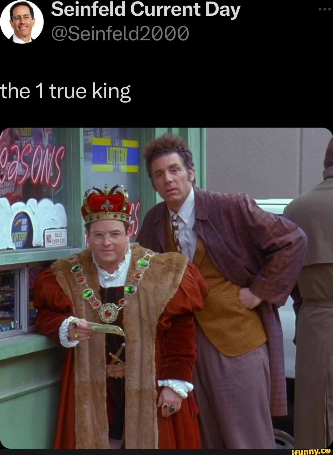 Seinfeld Current Day @Seinfeld200@ the true king - iFunny Brazil