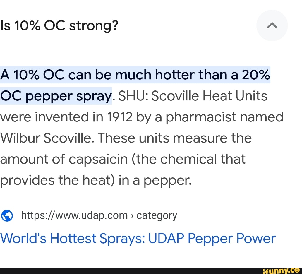 World's Hottest Sprays: UDAP Pepper Power