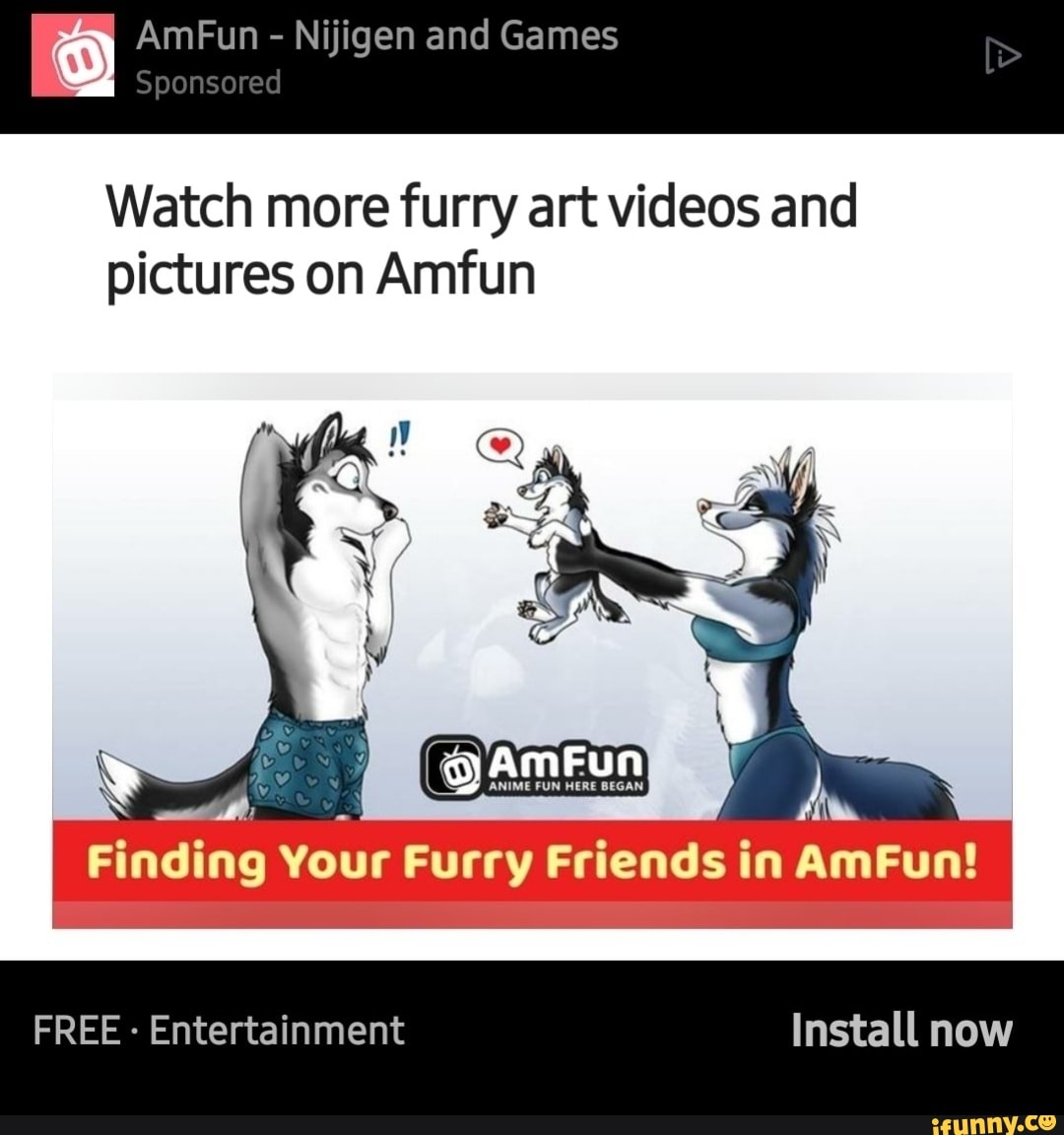 AmFun - Nijigen and Games Sponsored Watch more furry art videos and  pictures on Amfun Finding Your Furry Friends in AmFun! FREE - Entertainment  Install now - iFunny Brazil