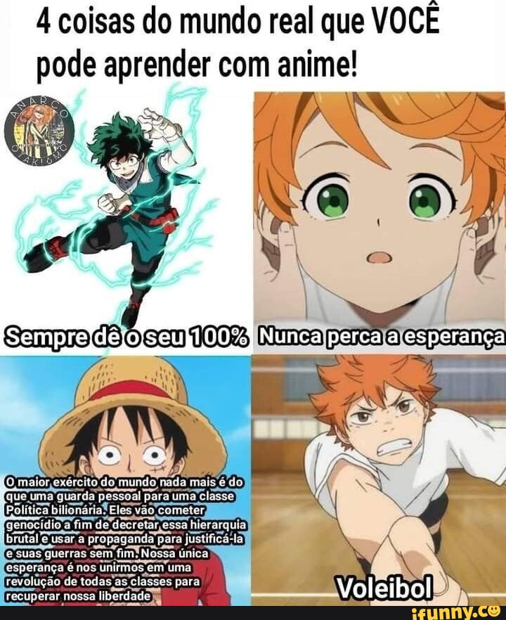 4 coisas do mundo real que VOCÊ pode aprender com anime! Voleibol