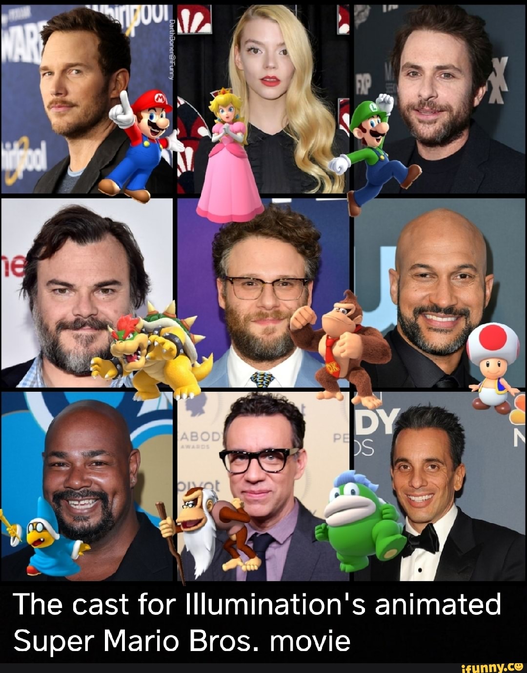 Post Credits Character Fan Casting for The Super Mario Bros. Movie