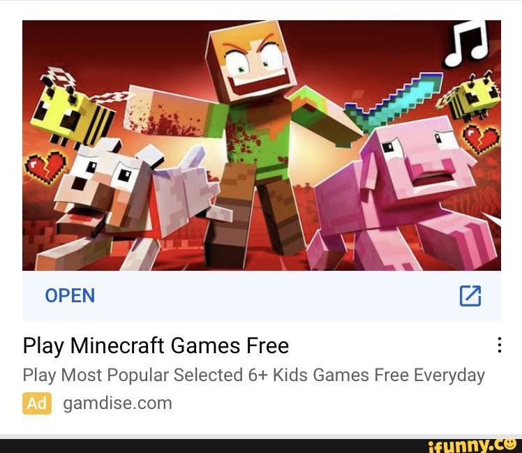 Play Minecraft Remake  Free Online Games. KidzSearch.com