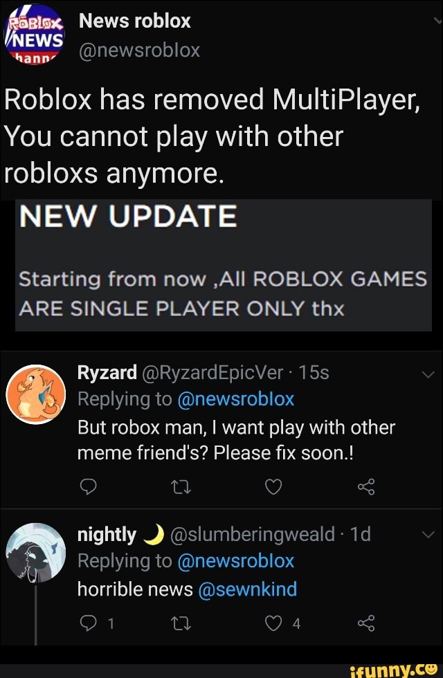 Roblox REMOVED This NEW Update Why? 