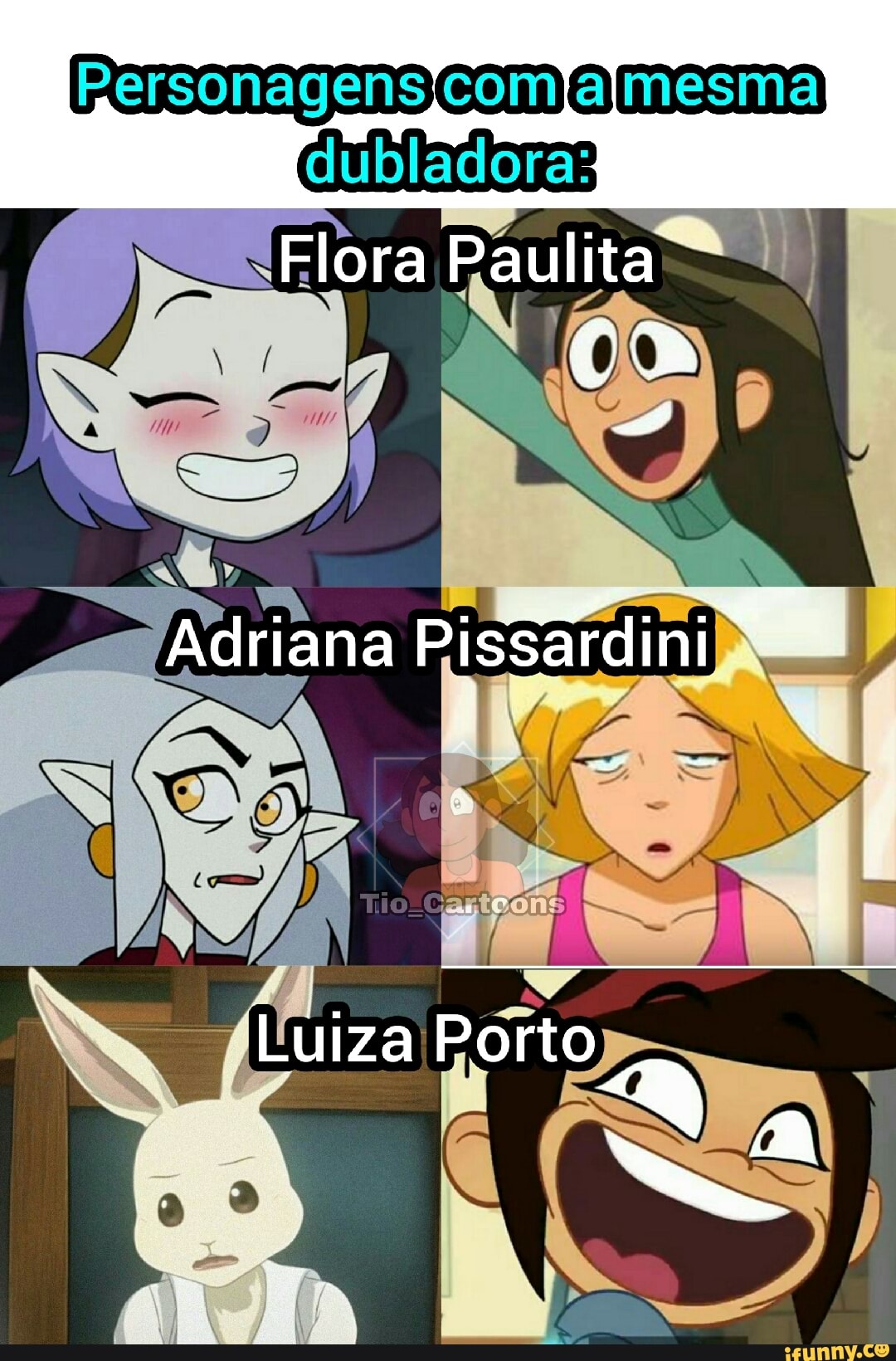 Flora Paulita, Dublapédia