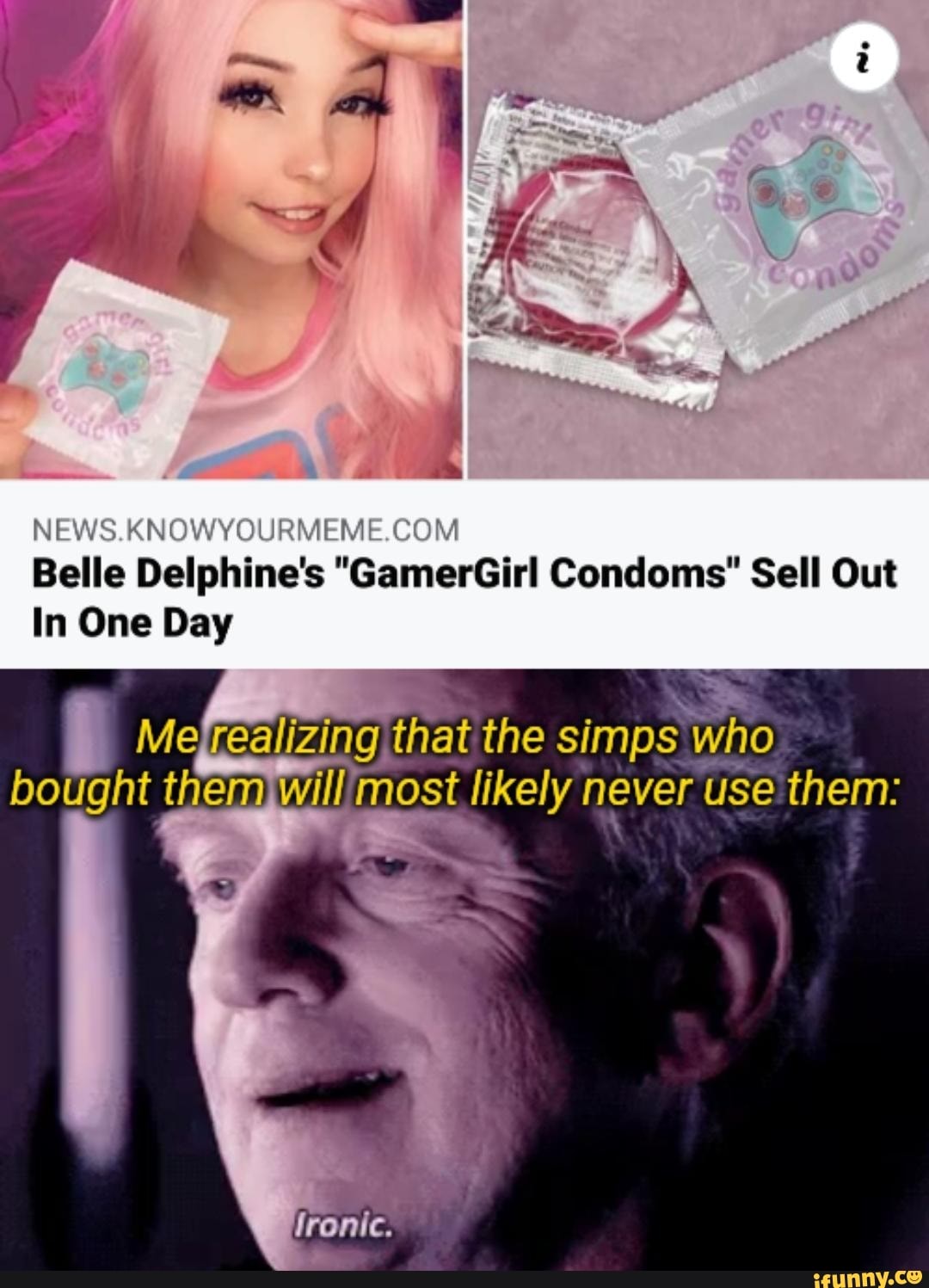 Belle Delphine Memes Magnet for Sale by Barnyardy