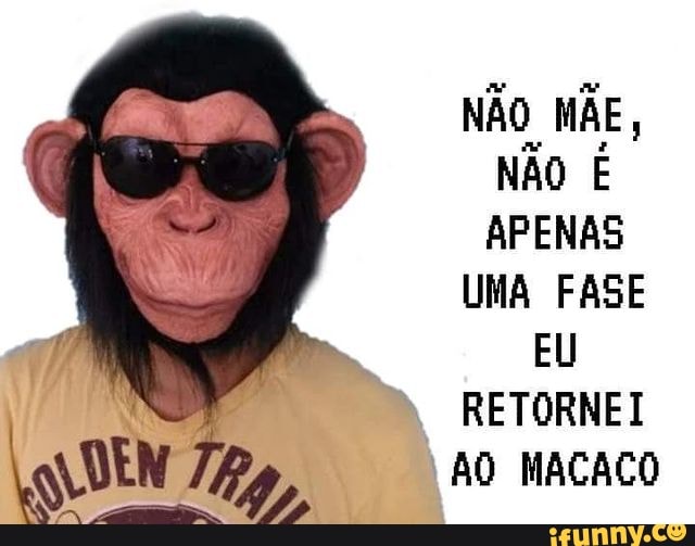 Parado aí, Macaco Louco! Bh, nãoyEstou sêndo oplimírio - iFunny Brazil