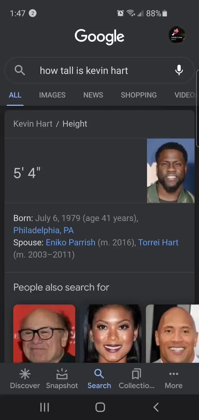 How Tall is Kevin Hart Exactly?